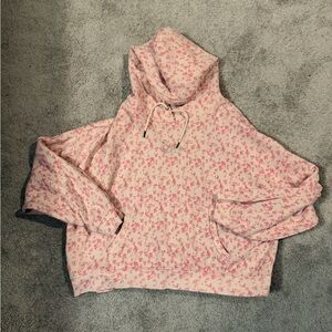 GAP x LoveShackFancy Light Pink Floral Sweatshirt